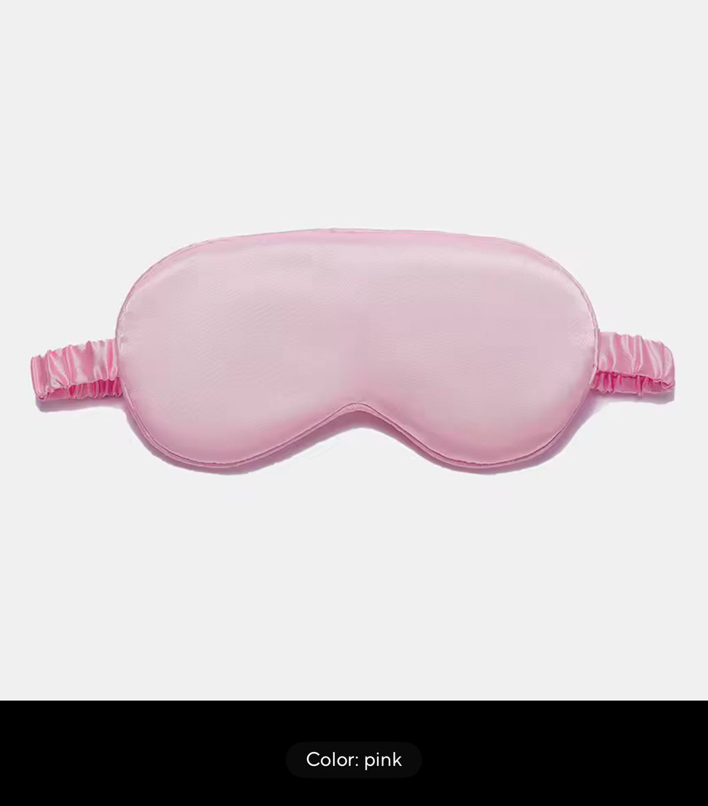 Soft silk sleeping eye mask