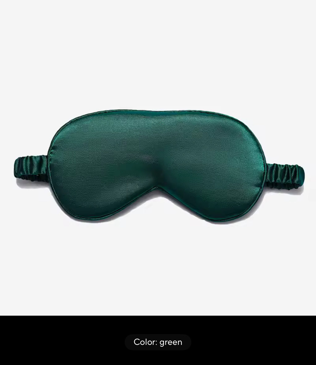 Soft silk sleeping eye mask