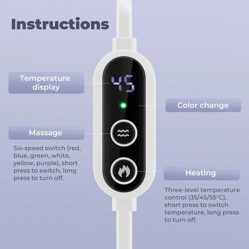 3D Eye Mask 6 level Vibration Eye Mask 3 Level Heated Electric Steam