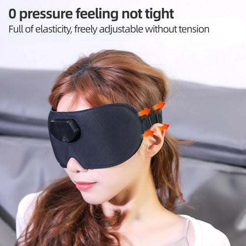 3D Hot Compress Eye Mask Head Massager Sleep Monitor Sleep Eye Mask